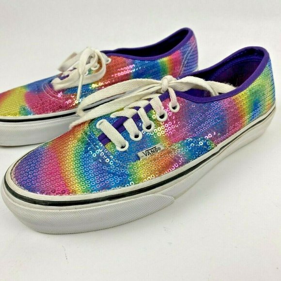 vans sequin shoes